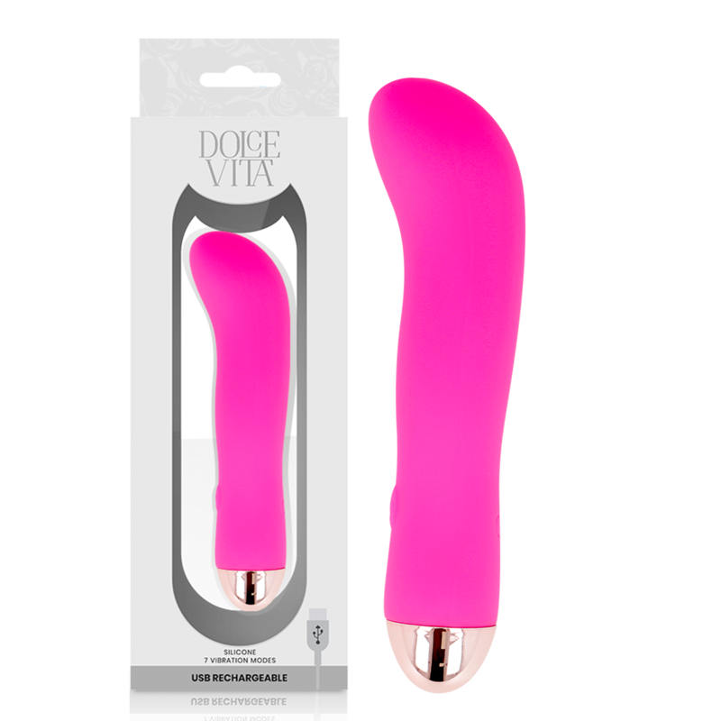 Мини вибратор Dolce Vita Two, розов