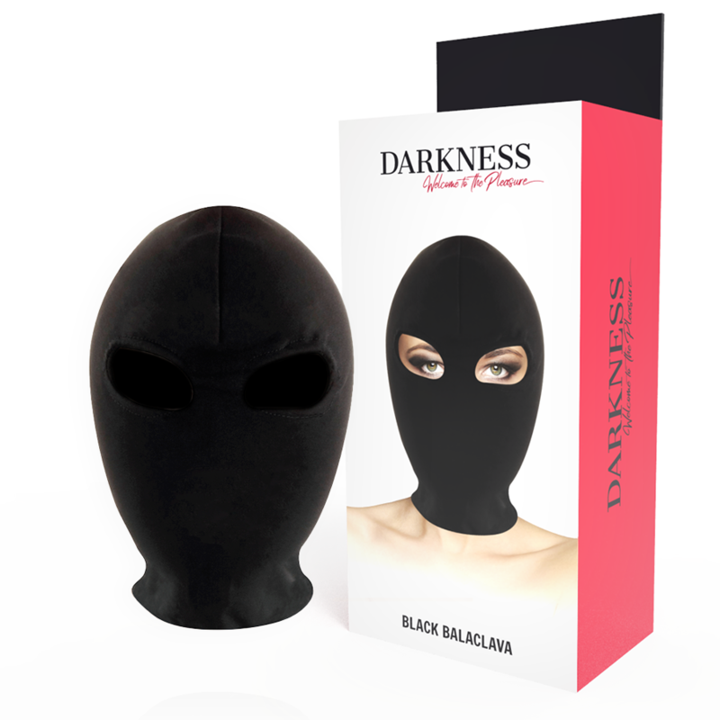 Маска за бондаж DARKNESS с отвор за очите, черна