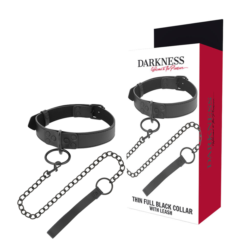 DARKNESS BONDAGE BDSM нашийник с верига