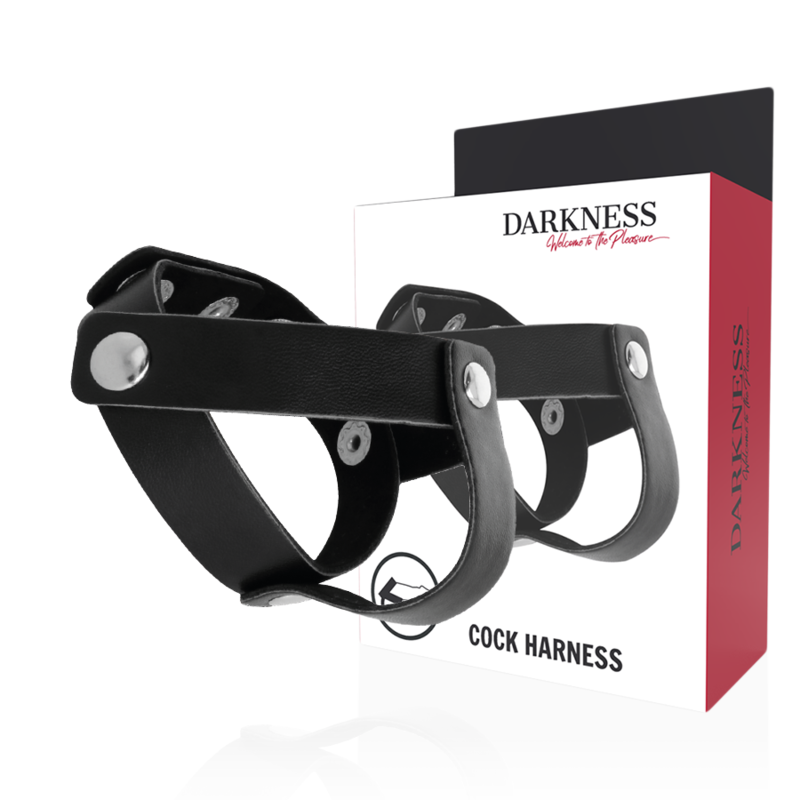 DARKNESS SENSATIONS пръстен за пенис без вибрации за пенис и тестиси