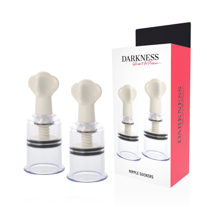 Вакуумни накрайници за зърна DARKNESS SENSATIONS, 2 броя