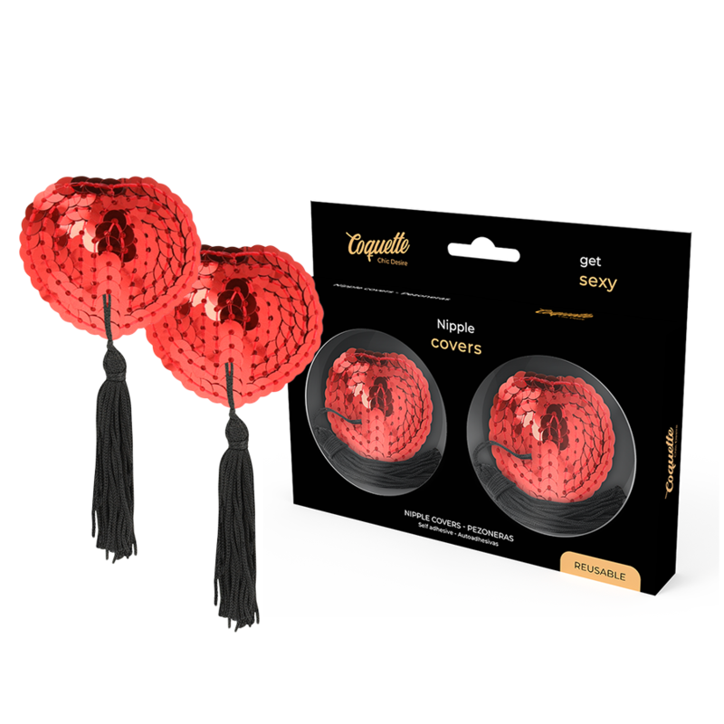 Червени покриватели за зърна Coquette Chic Desire