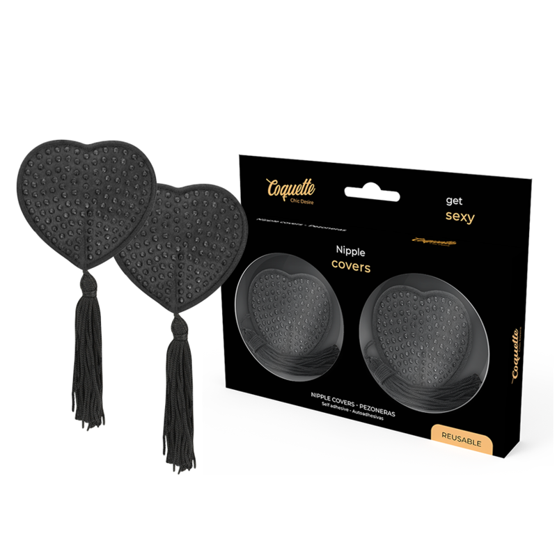 Покривала за зърна Coquette Chic Desire, черни