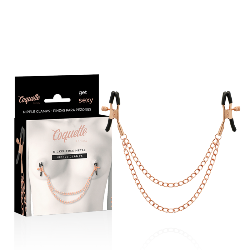 Щипки за зърна с верижка Coquette Chic Desire Fantasy