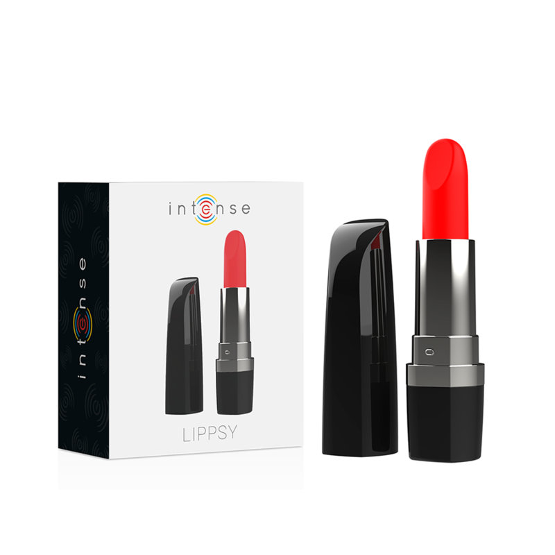 INTENSE Lippsy Black клиторен вибратор във формата на червило
