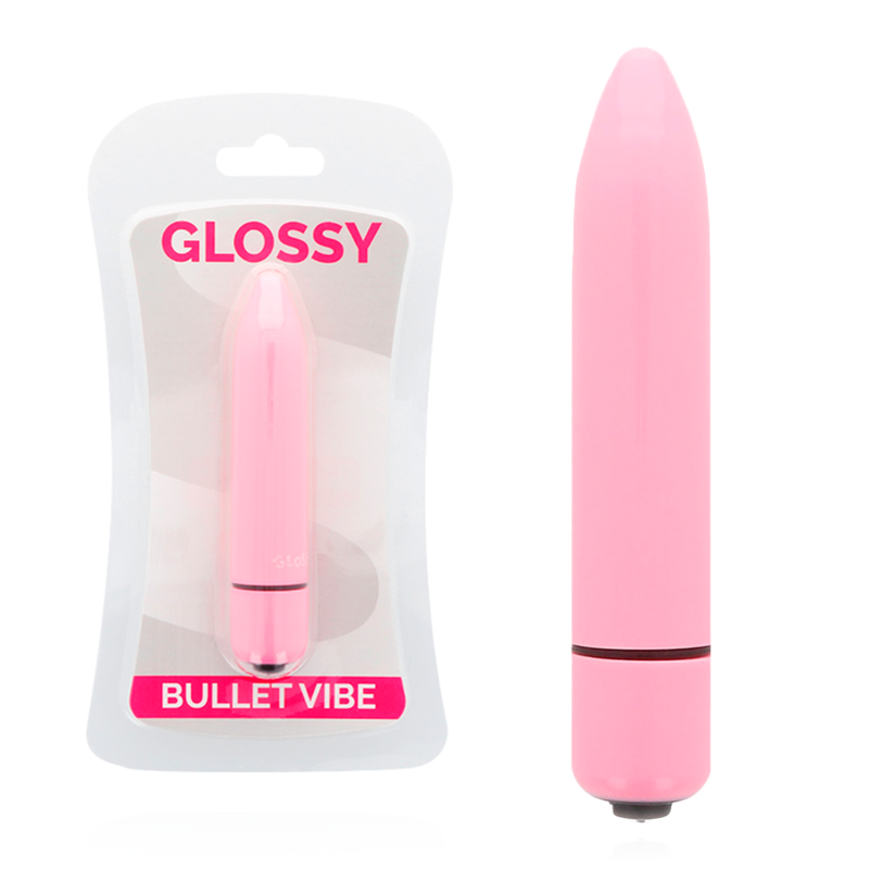 GLOSSY Thin Vibe Deep Rose мини вибратор