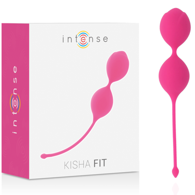 Силиконови вагинални топчета INTENSE Kisha Fit, фуксия