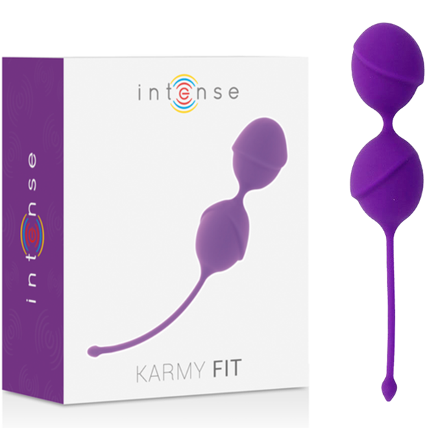 INTENSE Karmy Fit топчета за тазово дъно от силикон, люляков цвят