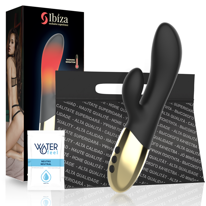Загряващ заешки вибратор с 10 програми за G точката и клитора IBIZA TECHNOLOGY