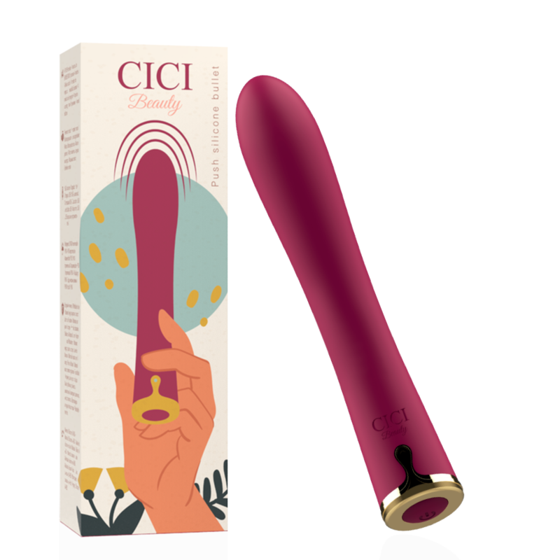 CICI BEAUTY Premium Silicone Push Bullet мини вибратор