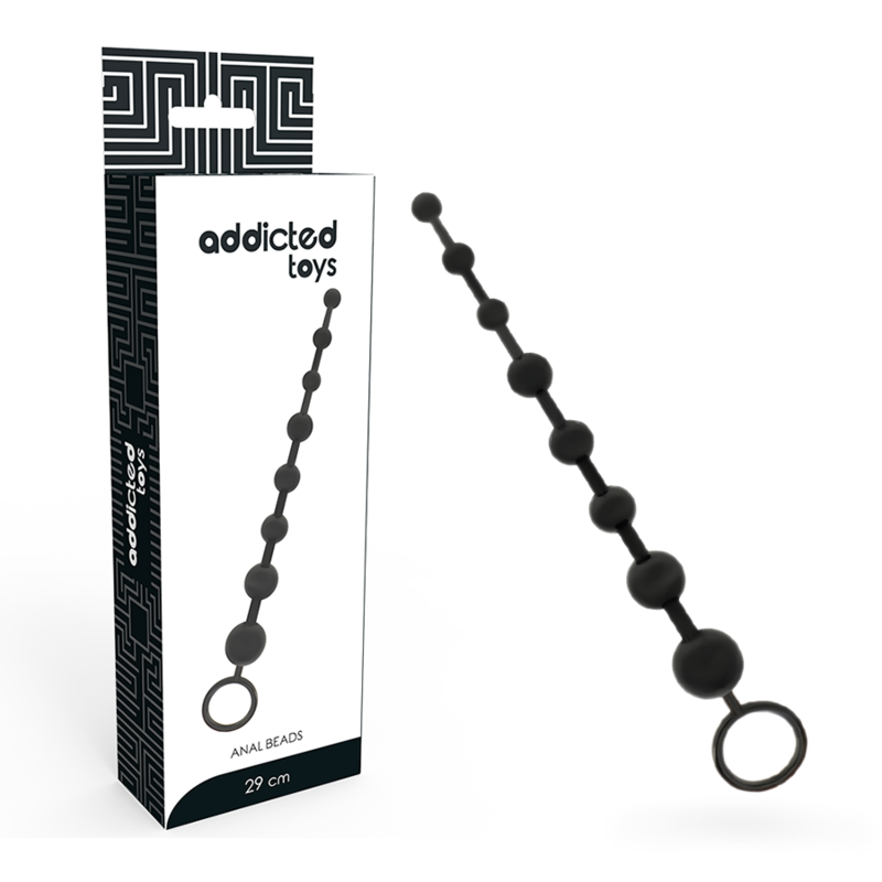 ADDICTED TOYS анална верижка с 8 топчета, 29 cm