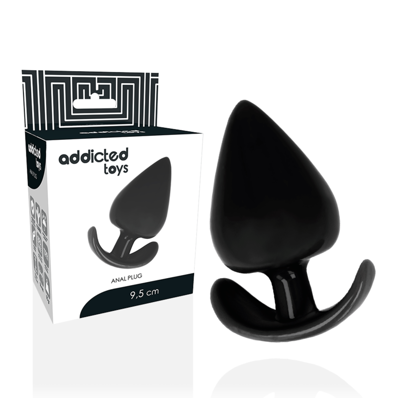 ADDICTED TOYS Анална тапа с ергономична основа, 9,5 cm