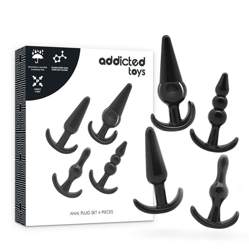 ADDICTED TOYS комплект от 4 гъвкави анални тапи