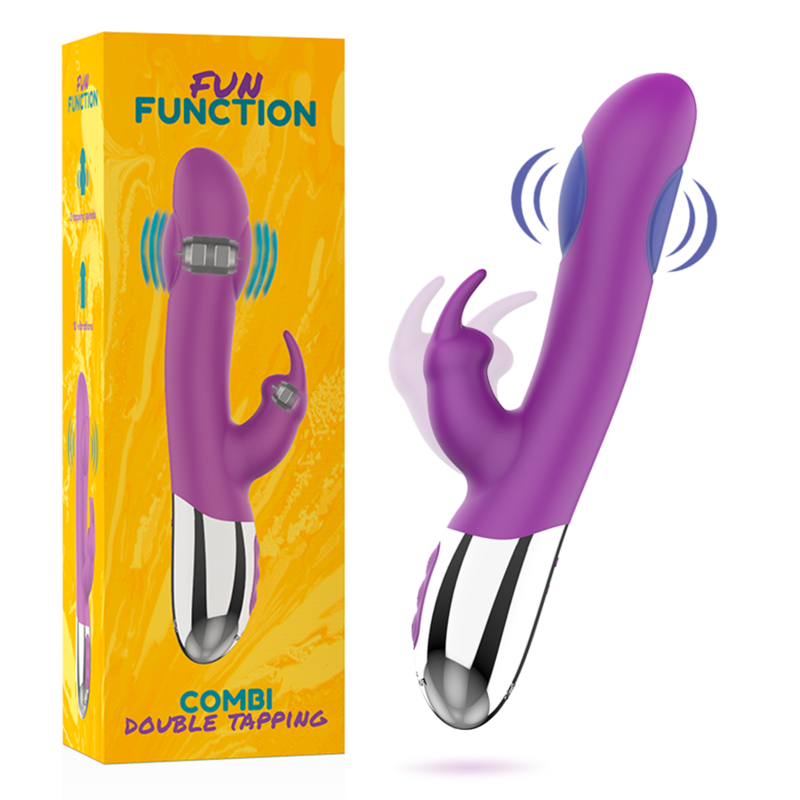 FUN FUNCTION Combi Double Tapping вибратор с двойна стимулация