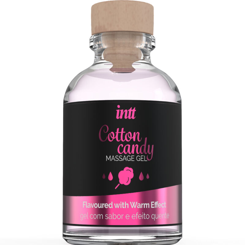 Еротичен масажен гел INTT Cotton Candy с вкус на захарен памук