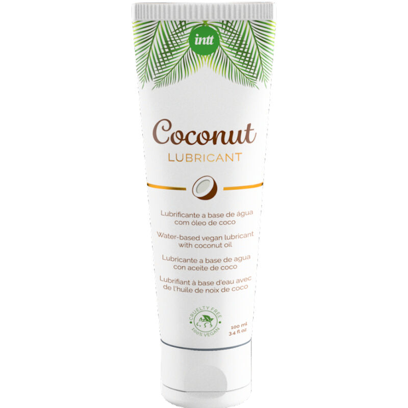 Веган лубрикант INTT с наситен кокосов вкус, 100 ml