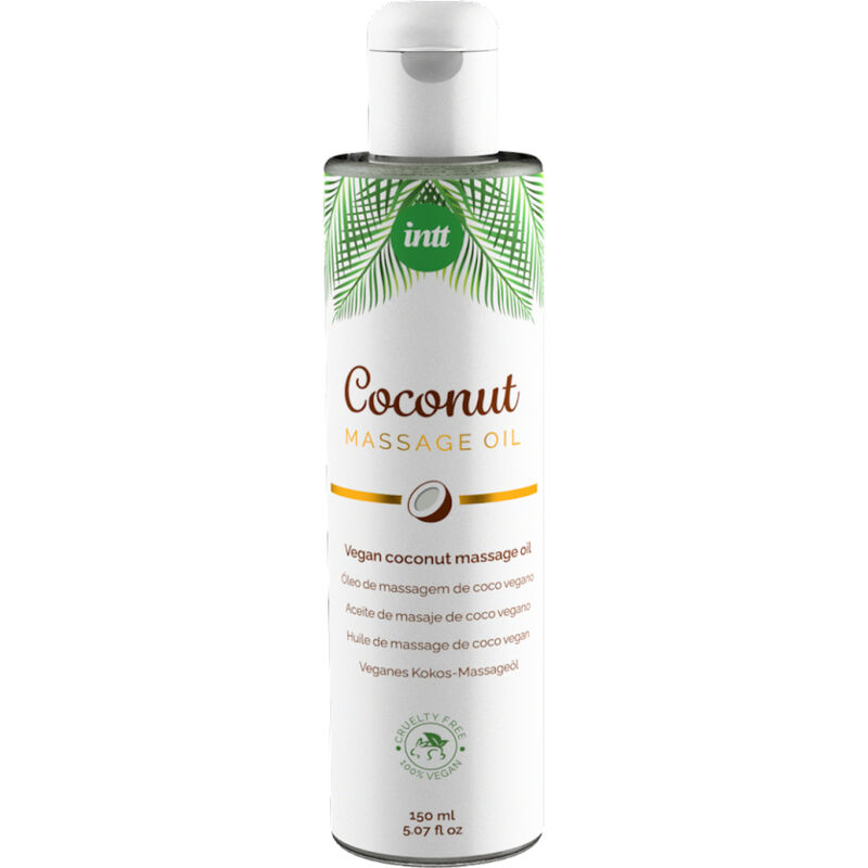 Веган масажно олио INTT с аромат на кокос, 150 ml