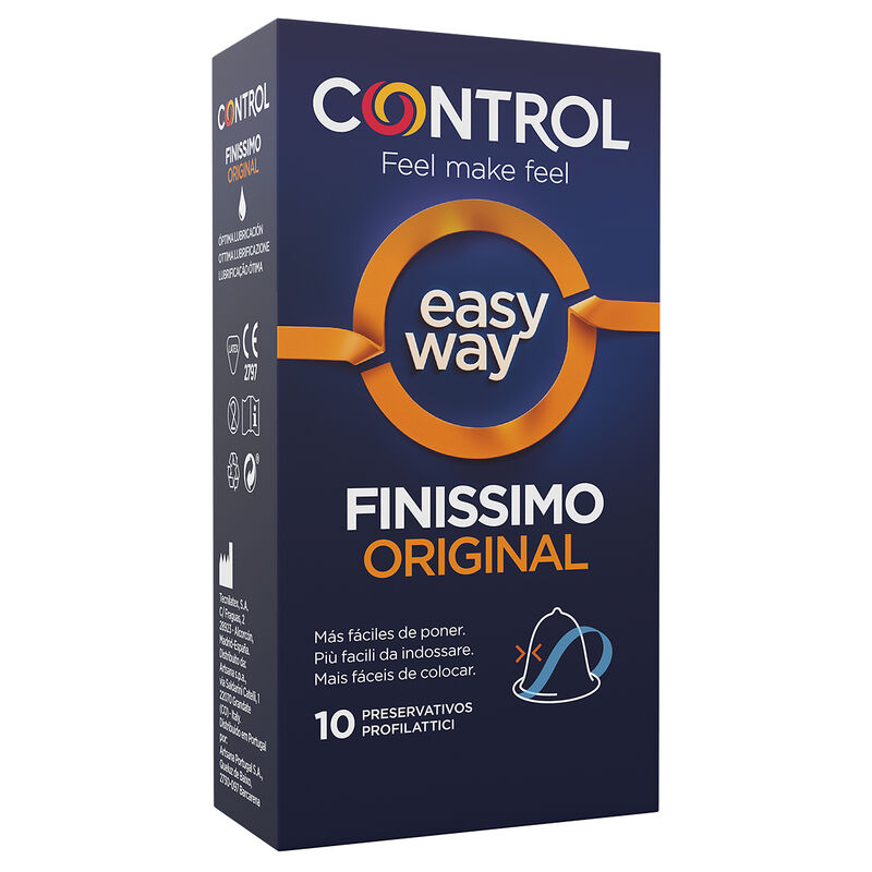 Тънки презервативи CONTROL Adapta Easy Way Finissimo, 10 броя