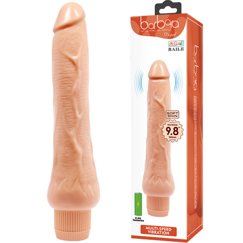 BAILE Barbara реалистичен вибратор, 25 cm