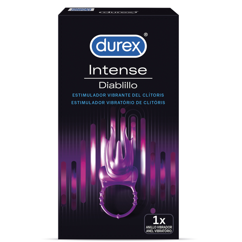 DUREX Intense Diablillo вибриращ пръстен за пенис за целенасочена стимулация на клитора