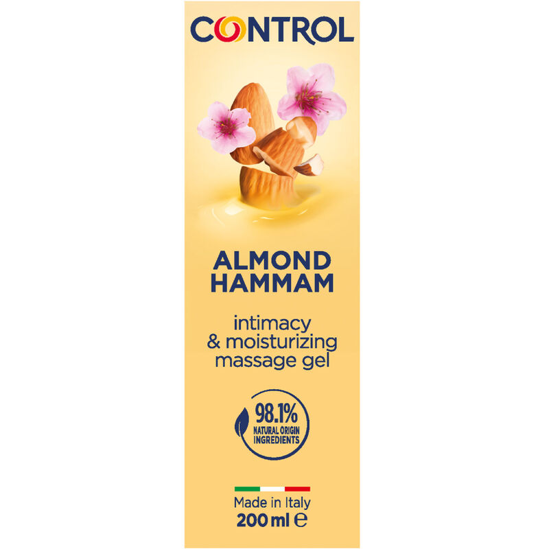 Масажен гел CONTROL Almond Hammam с аромат на бадемово мляко, 200 ml