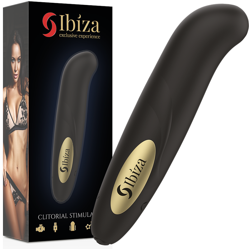 Ibiza Клиторален Стимулатор С Usb Зарядно, 10 Режима На Вибрация, Златист, 13 X 2,9