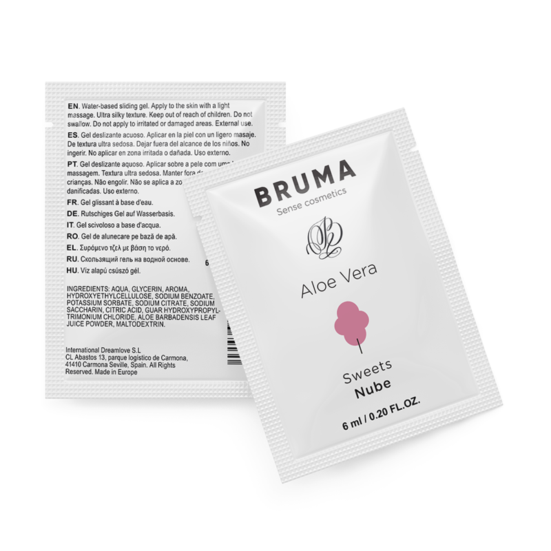 Лубрикант BRUMA с алое вера и сладък вкус, 6 мл