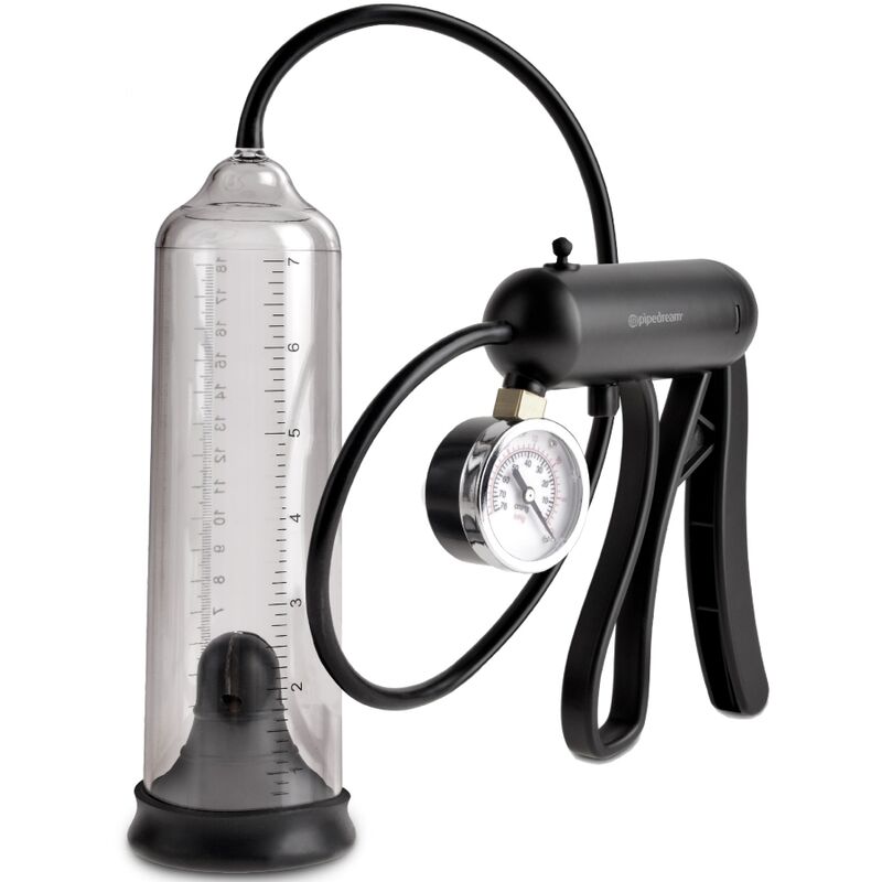 PUMP WORX Pro Gauge пенис помпа с манометър, прозрачна