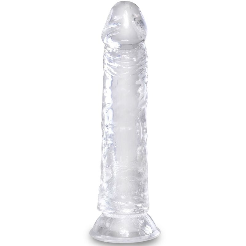 Прозрачно дилдо KING COCK Clear със смукателна основа