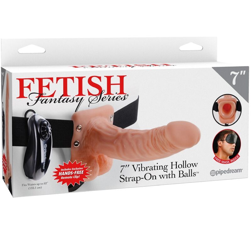 Комплект за страпон Fetish Fantasy Series с дистанционно управление, 17,8 см