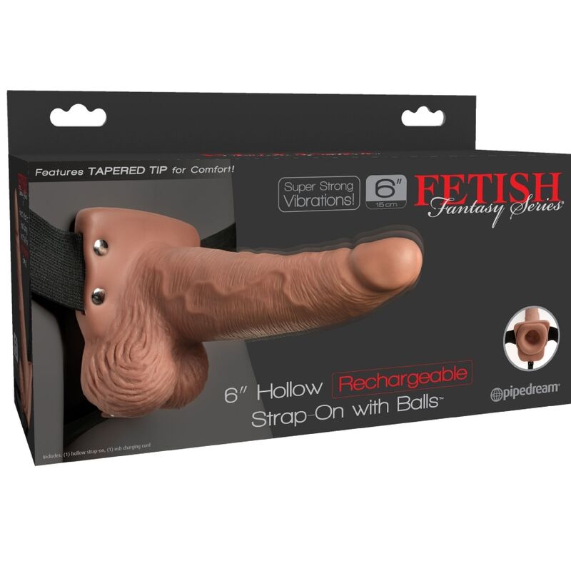 Дилдо Fetish Fantasy Series с регулируем колан, 15 см