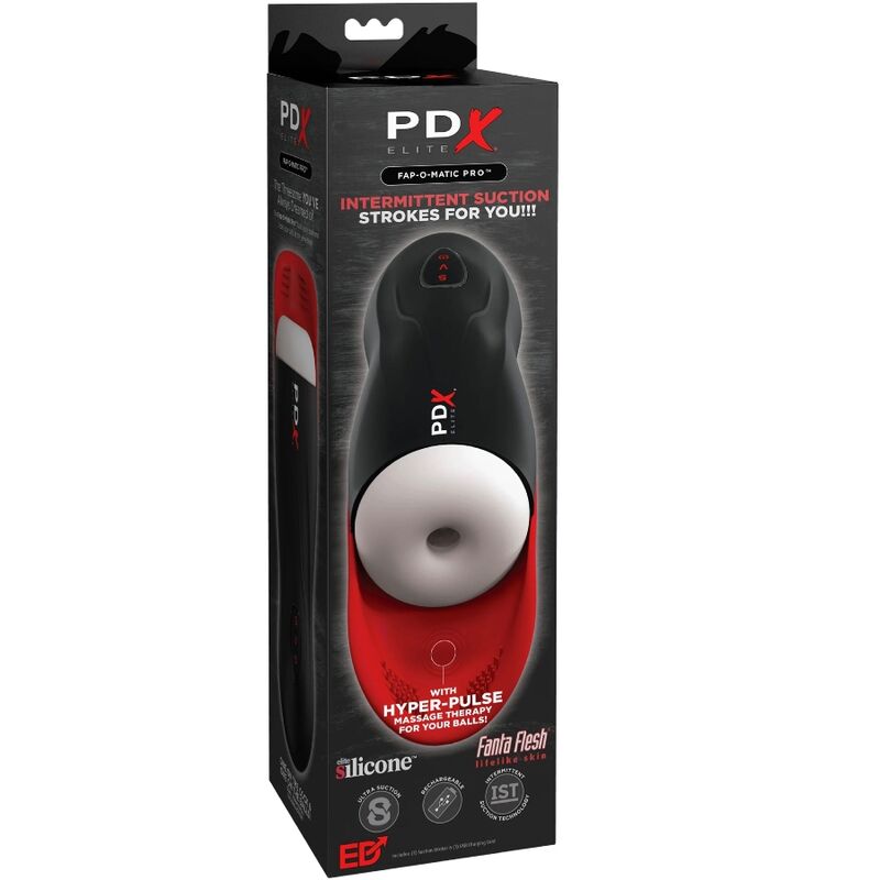 PDX ELITE Fap O Matic Pro автоматичен мастурбатор с основа за тестисите