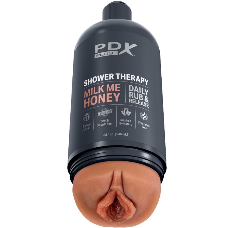 Мастурбатор PDX PLUS Shower Therapy с дизайн на бутилка от шампоан