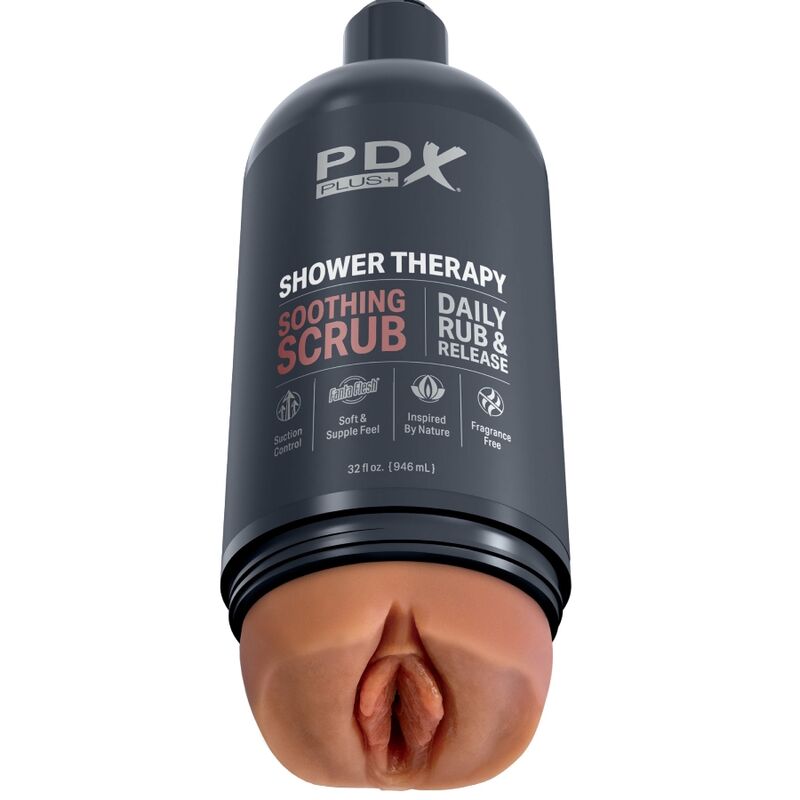 Мастурбатор PDX PLUS Shower Therapy с дизайн на бутилка шампоан