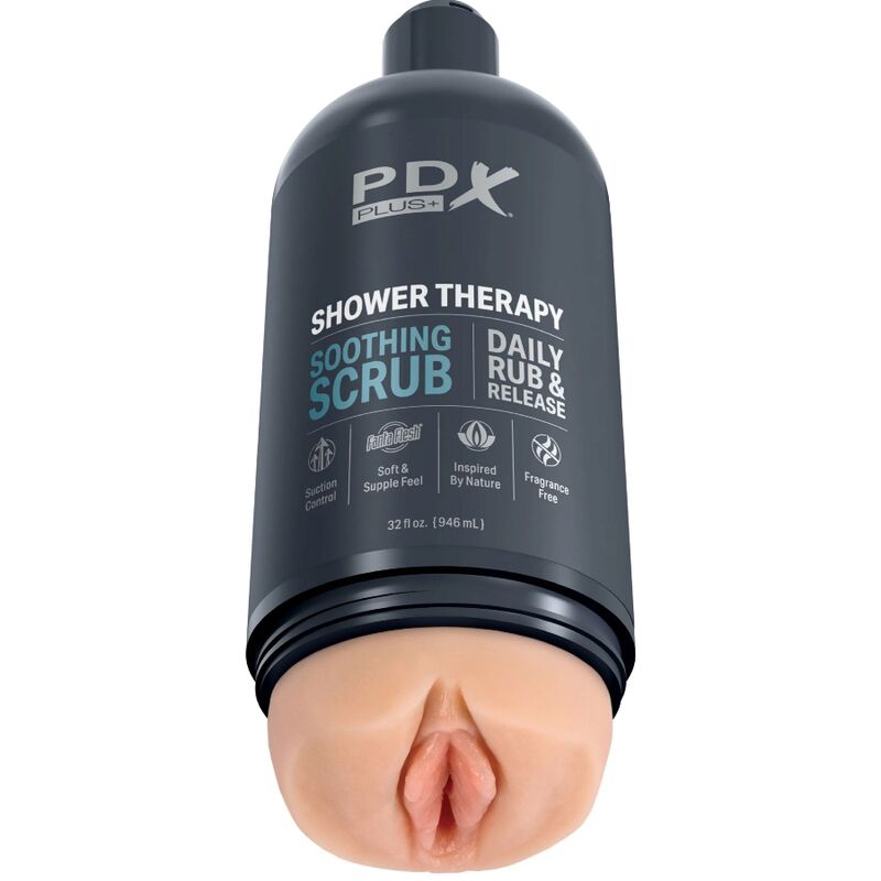 Мастурбатор PDX PLUS Shower Therapy с дизайн на бутилка от шампоан