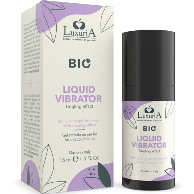 Стимулиращ интимен гел Intimateline Luxuria Bio с вибриращ ефект