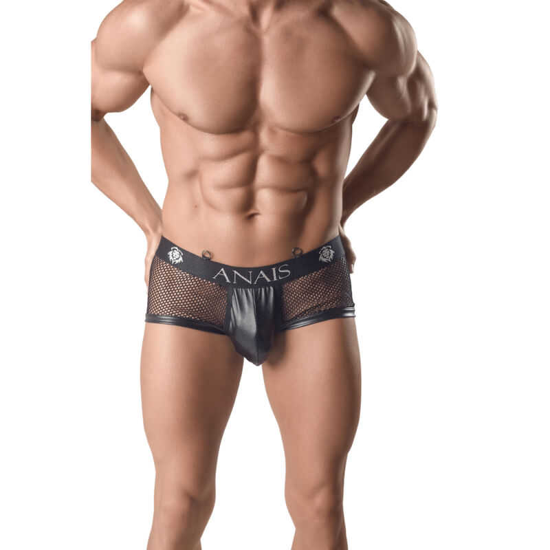 Спортни боксерки от мрежеста материя с прилепнала кройка, черни, 2XL ANAIS MEN