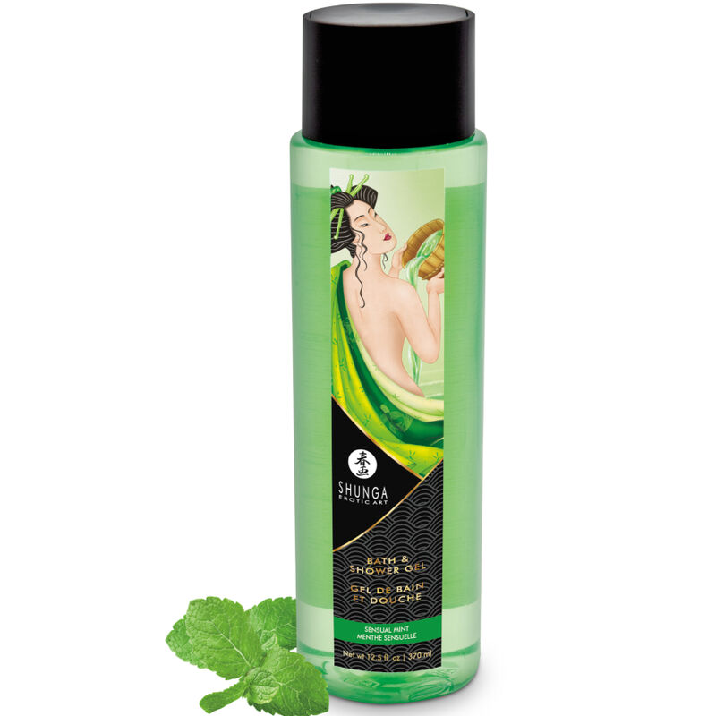 Shunga Sensual Mint душ гел и гел за вана, 370 ml