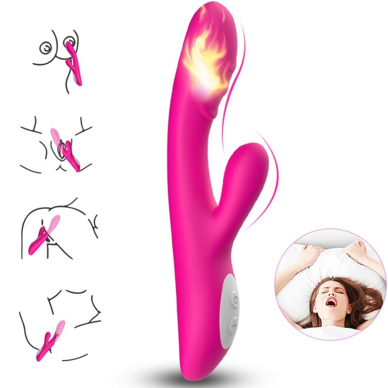 ARMONY Spark вибратор за G точка с функция за затопляне, фуксия