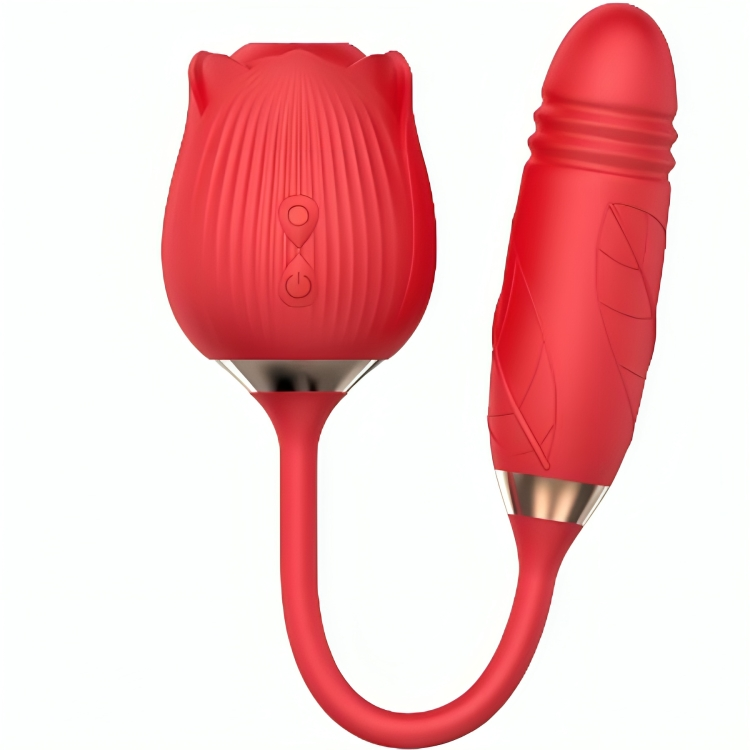 Armony Delight Blume Вибратор Със Смукане И Тласкане Червен