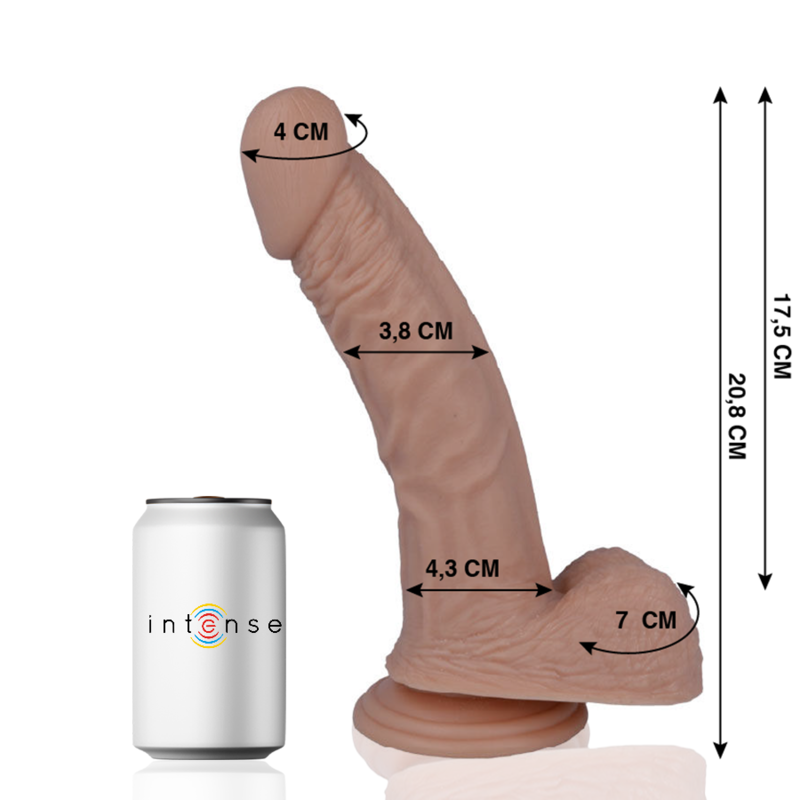 MR. INTENSE 23 реалистично дилдо, 20,8 cm