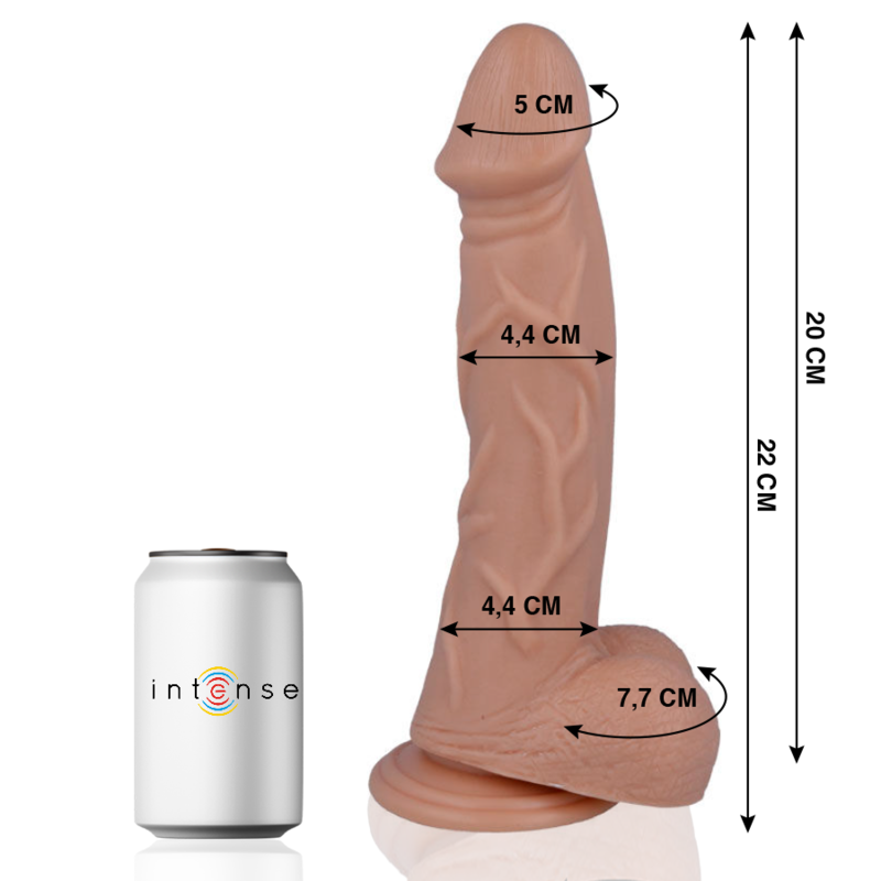 MR. INTENSE реалистично дилдо с вендуза, 22 cm