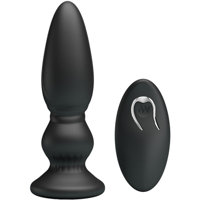 MR PLAY Powerful Vibrator, вибрираща анална тапа с дистанционно управление