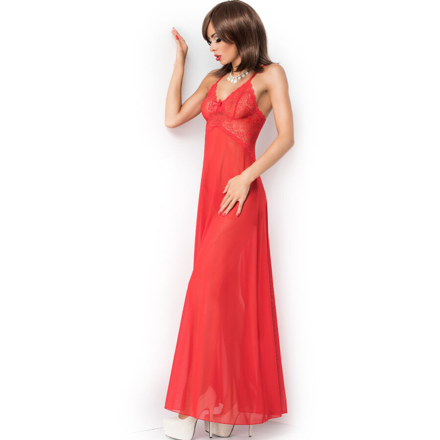 Червена нощница тип babydoll CHILIROSE CR 3883