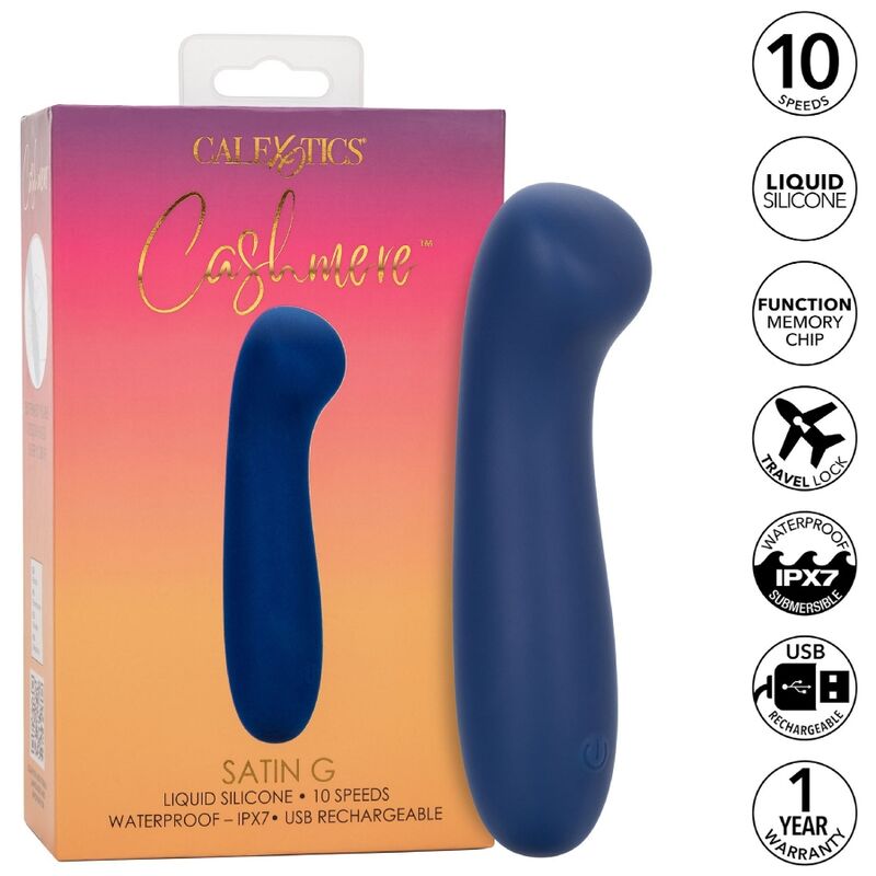 Вибратор CalExotics Cashmere Satin G Blue