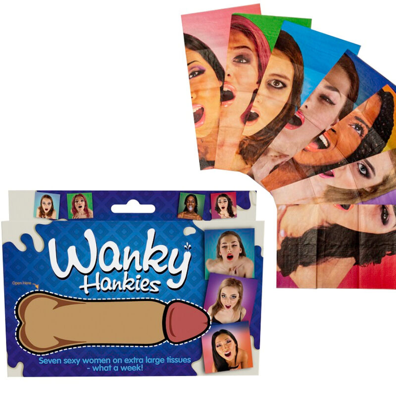 Spencer & Fleetwood Wanky Hankies: 7 кърпички с изображения на жени