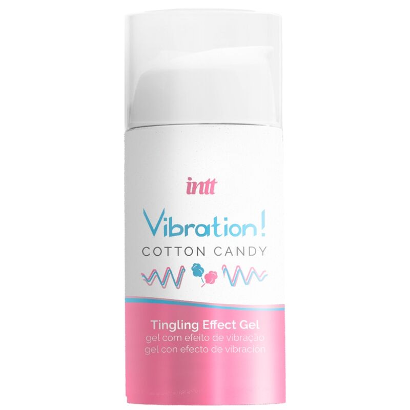 Стимулиращ гел INTT с вкус на захарен памук, 15 ml