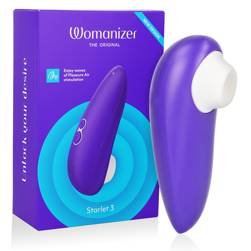 Клиторен стимулатор Womanizer Starlet 3, индиго