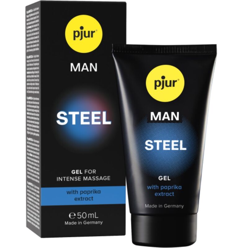 Масажен гел PJUR Man Steel с екстракт от червен пипер, 50 ml