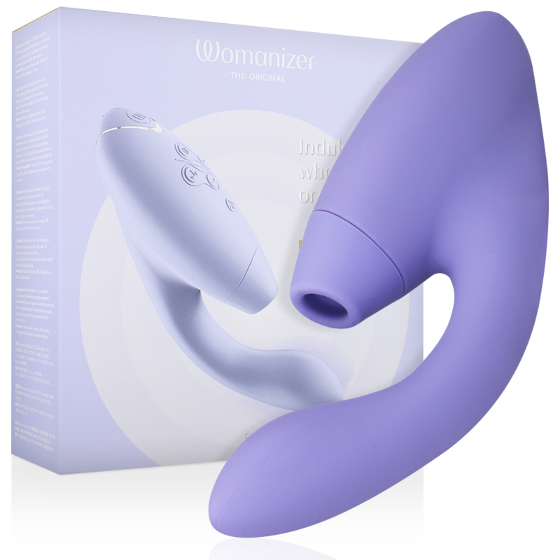 Вибратор с въздушни вълни Womanizer Duo 2 в цвят люляк